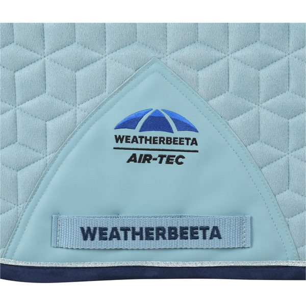 2026 WeatherBeeta Suede Elite Air-Tec Dressage Saddle Pad 1030346001 - Aqua
